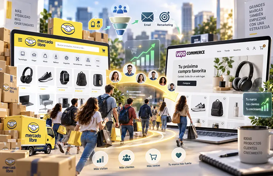 Comparación entre Mercado Libre y tienda online propia