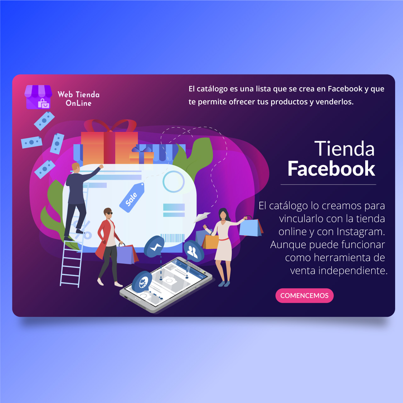 Conectamos tu tienda online con elcatálogo de Facebook - Web Tienda Online Uruguay